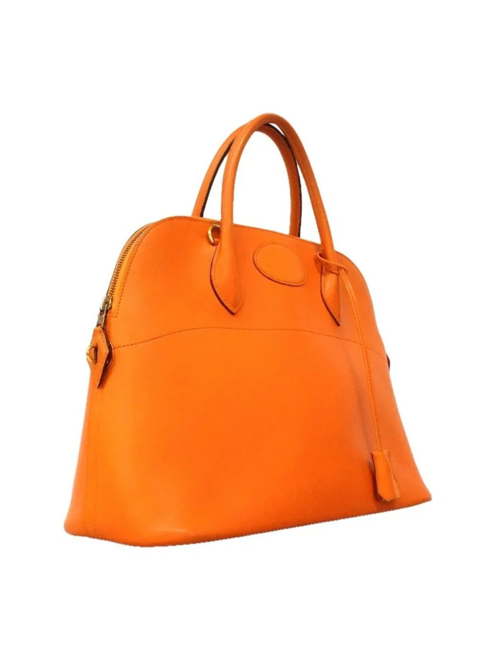 Hermes Handbag Bolide 35 Voga River Orange Gold
